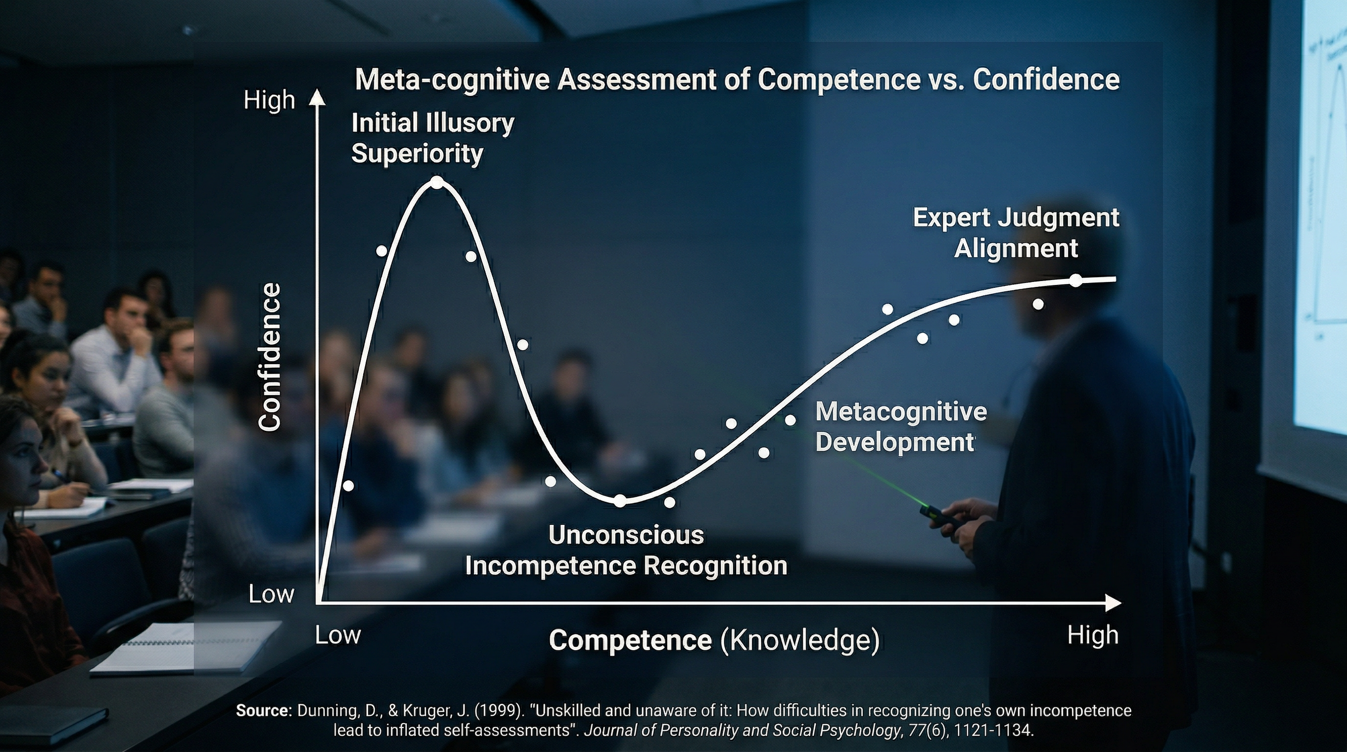 The Dunning-Kruger Effect in Markets: When Confidence Outruns Competence